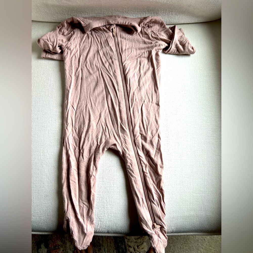 Kyte BABY Bamboo Zipper Footie Size 3-6M
